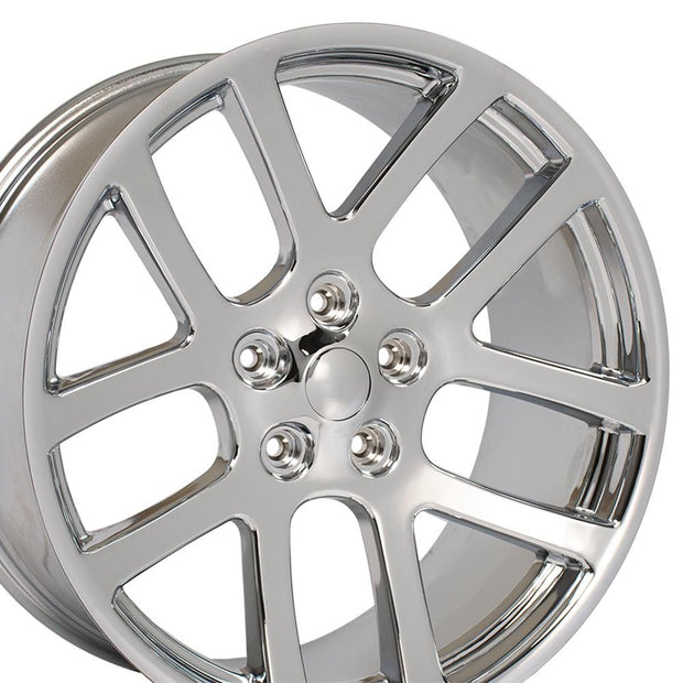 OE Wheels 22" Replica DG51 fits Dodge RAM 22x10 Chrome - DG51-22100-5550-25C