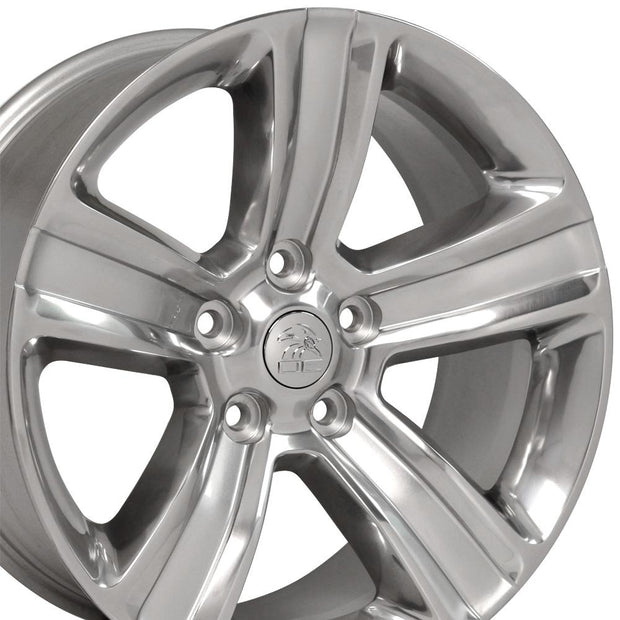 OE Wheels 20" Replica DG65 fits Dodge RAM 20x9 Polished - DG65-20090-5550-19PS
