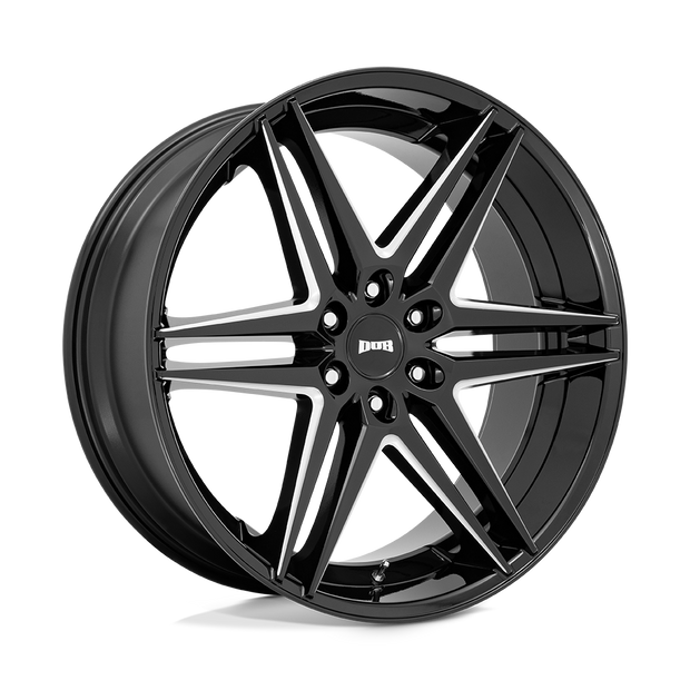 DUB 1PC S267 Dirty Dog 24x10 6x135 G-BLK MILL - S267240089+30