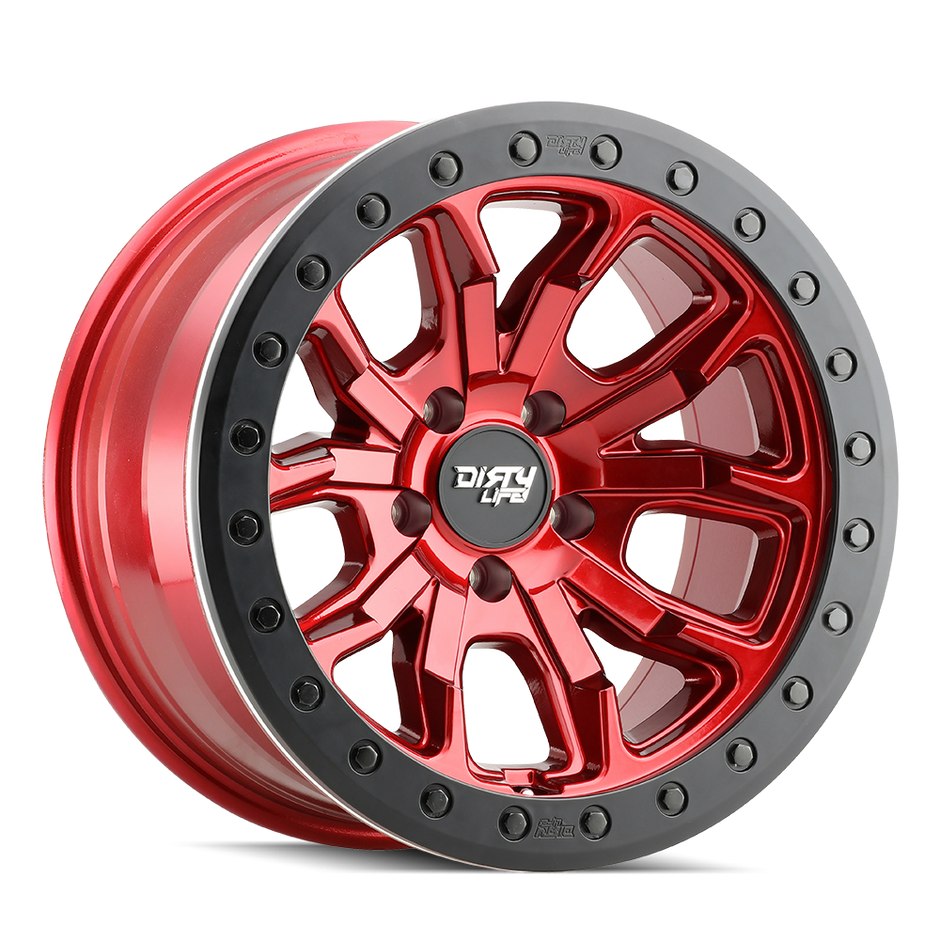 DIRTY LIFE DT-1 9303 CRIMSON CANDY RED 17X9 6-135 -12MM 87.1MM