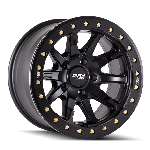 DIRTY LIFE DT-2 9304 MATTE BLACK W/SIMULATED RING 20X9 5-139.7 12MM 87.1MM