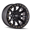 DIRTY LIFE DT-2 9304 MATTE BLACK W/SIMULATED RING 17X9 5-127 -12MM 78.1MM