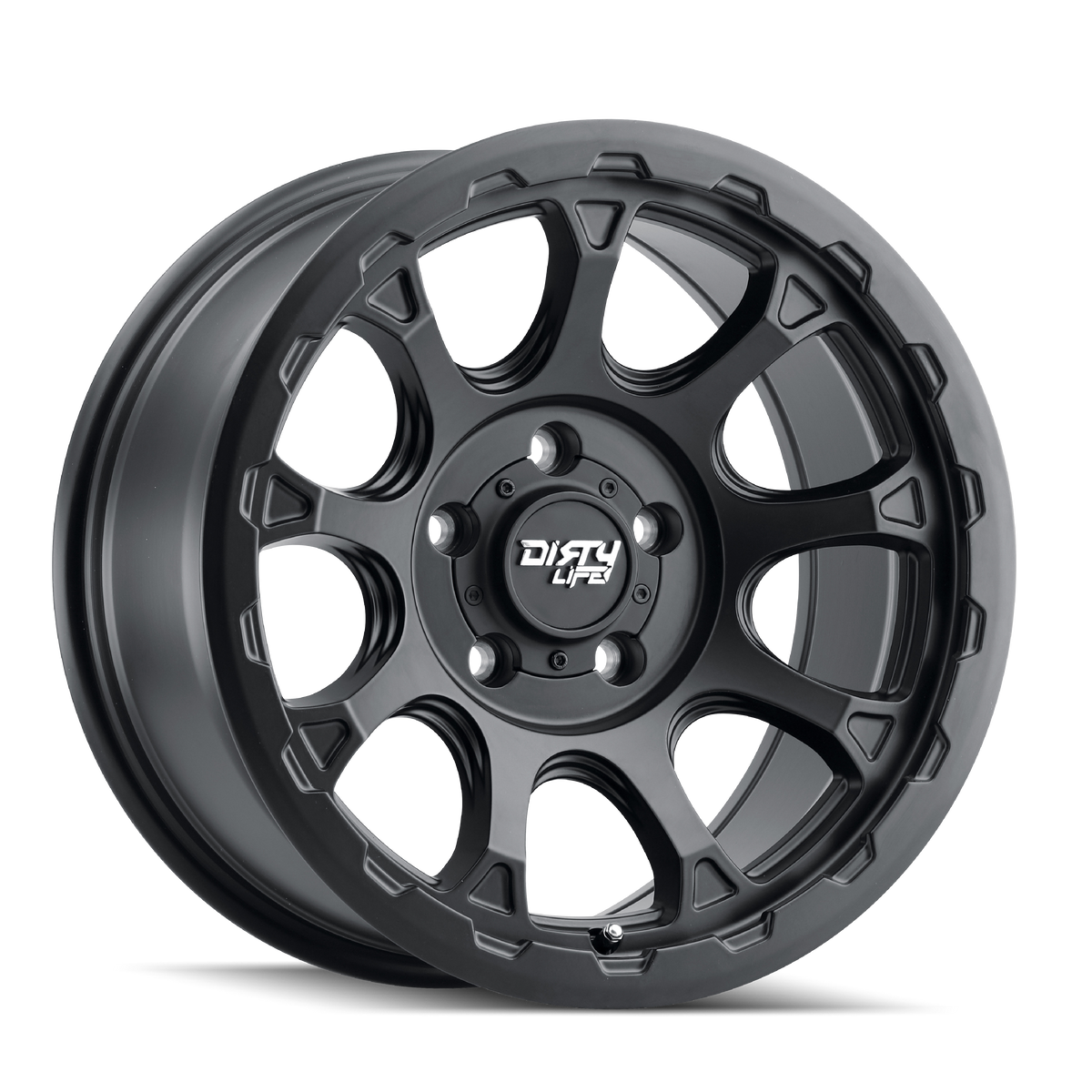 Dirty Life Drifter 9307 Satin Black 17x8.5 5-127 -6mm 78.1mm - 9307-7873MB
