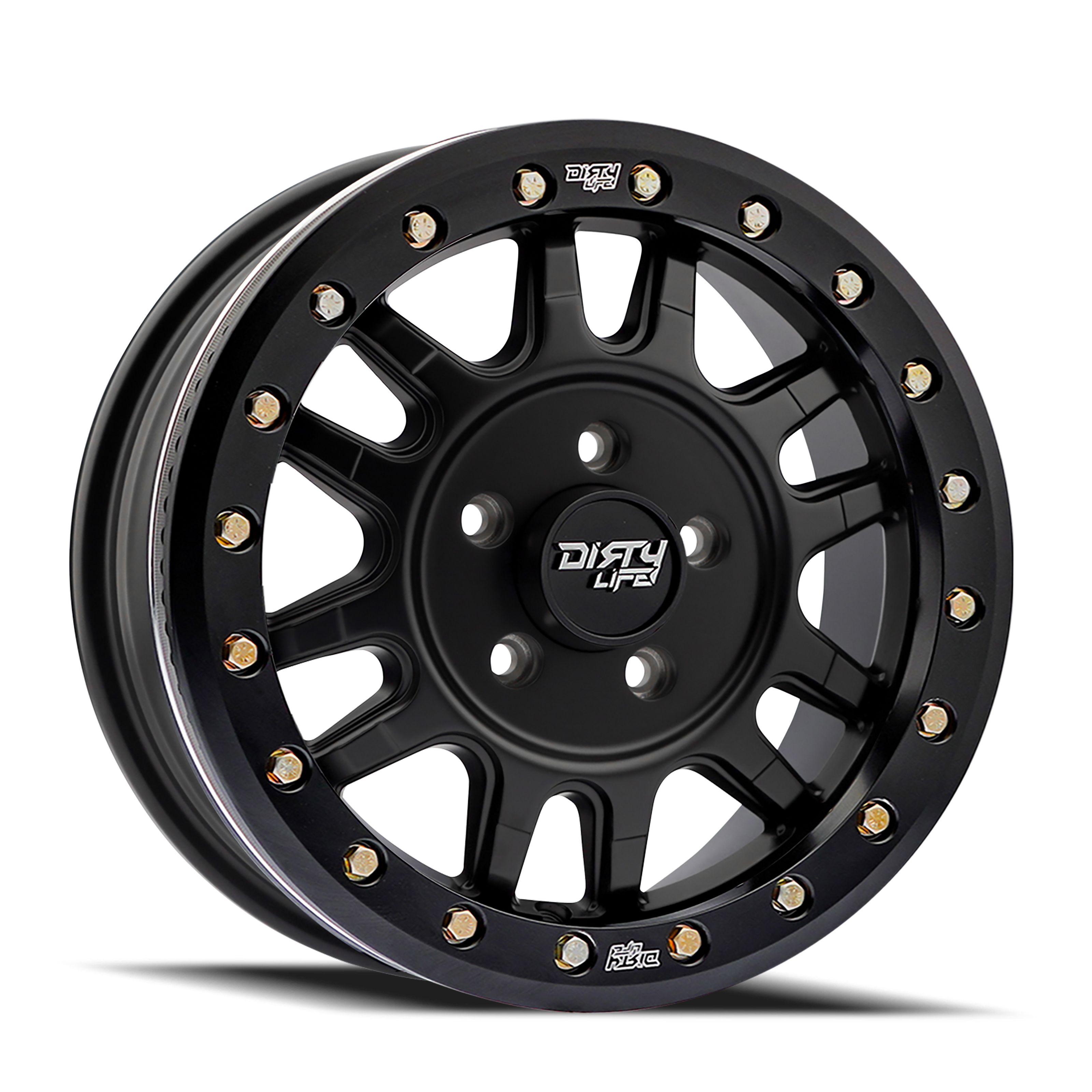 Dirty Life Canyon Pro SXS 9309R Matte Black 15x7 4-137 13mm 106.25mm - 9309R-57102MB