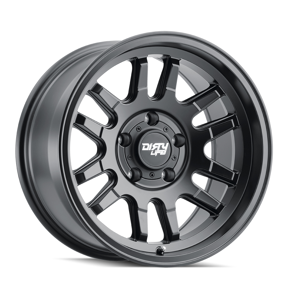 DIRTY LIFE CANYON 9310 MATTE BLACK 17X9 6-139.7 -12MM 106MM