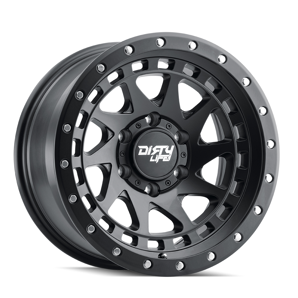 DIRTY LIFE ENIGMA 9311 MATTE BLACK 17X9 6-139.7 -12MM 106MM