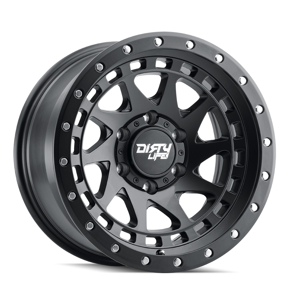 DIRTY LIFE ENIGMA 9311 MATTE BLACK 17X9 5-127 -12MM 71.5MM