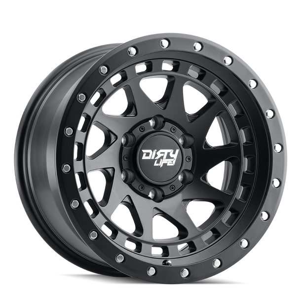 DIRTY LIFE ENIGMA 9311 MATTE BLACK 17X9 5-127 -38MM 71.5MM