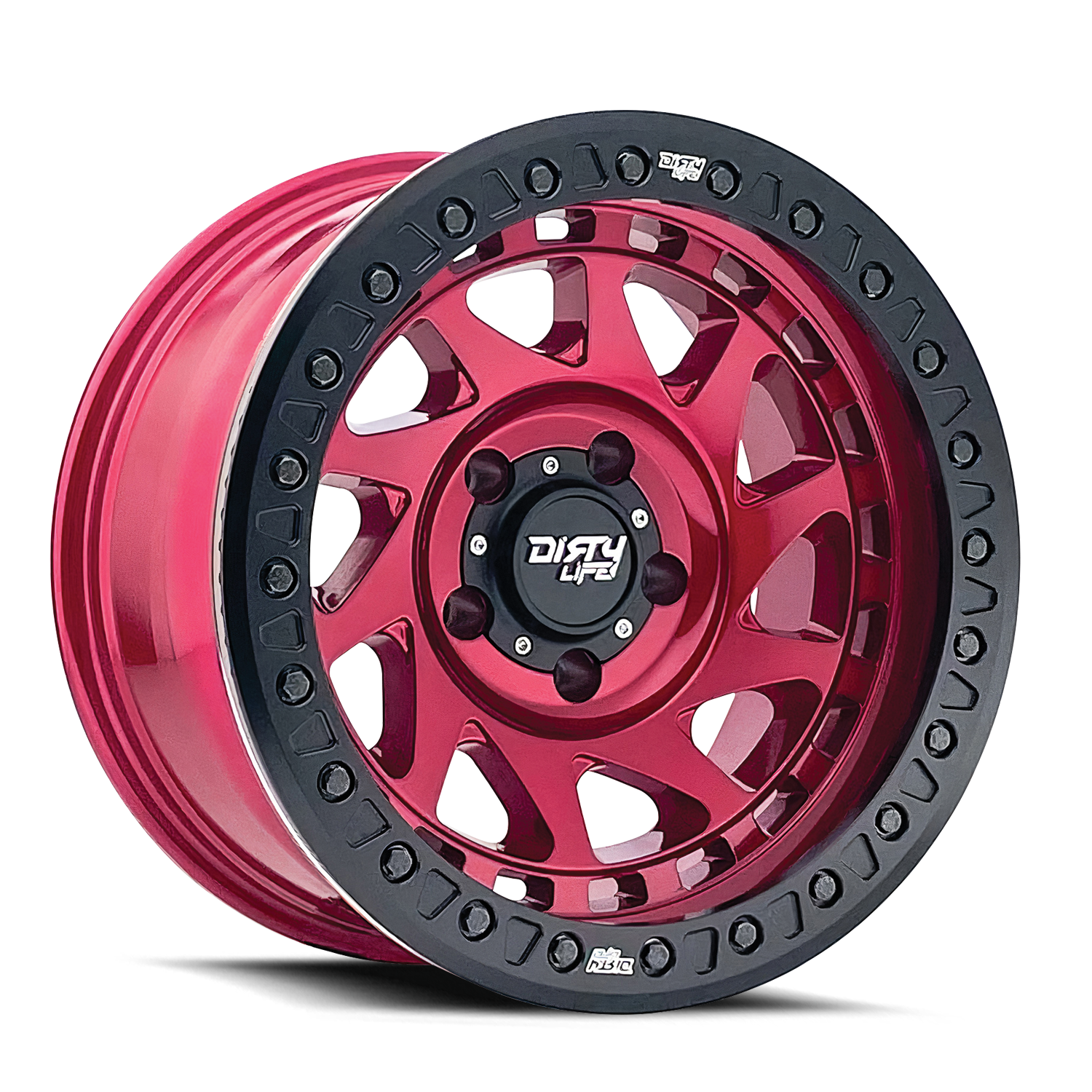 DL ENIGMA RACE 9313 CRIMSON CANDY RED 17X9 6-139.7 -38MM 106MM