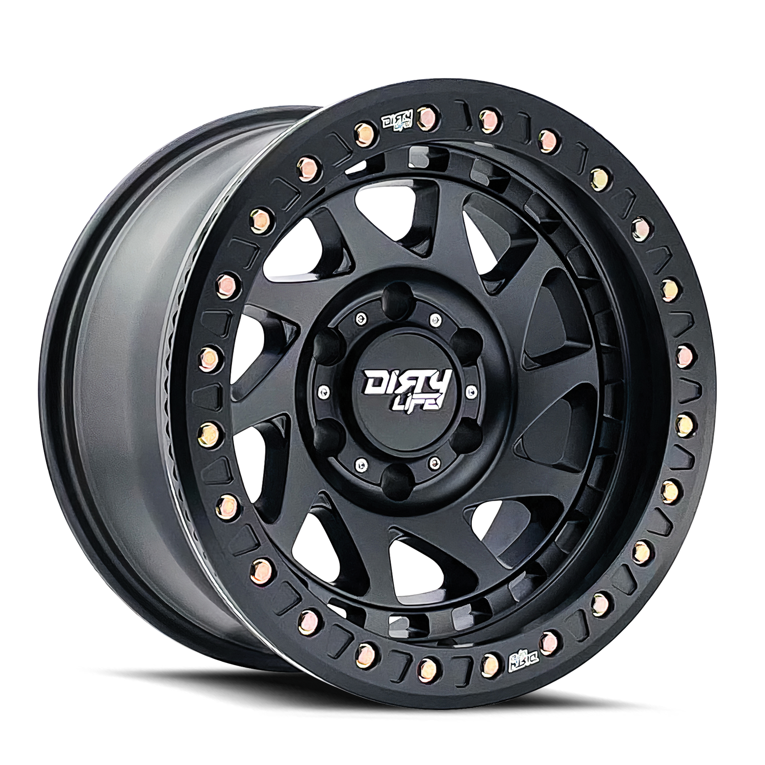 Dirty Life Enigma Race 9313 Matte Black 17x9 6-139.7 -38mm 106mm - 9313-7983MB38