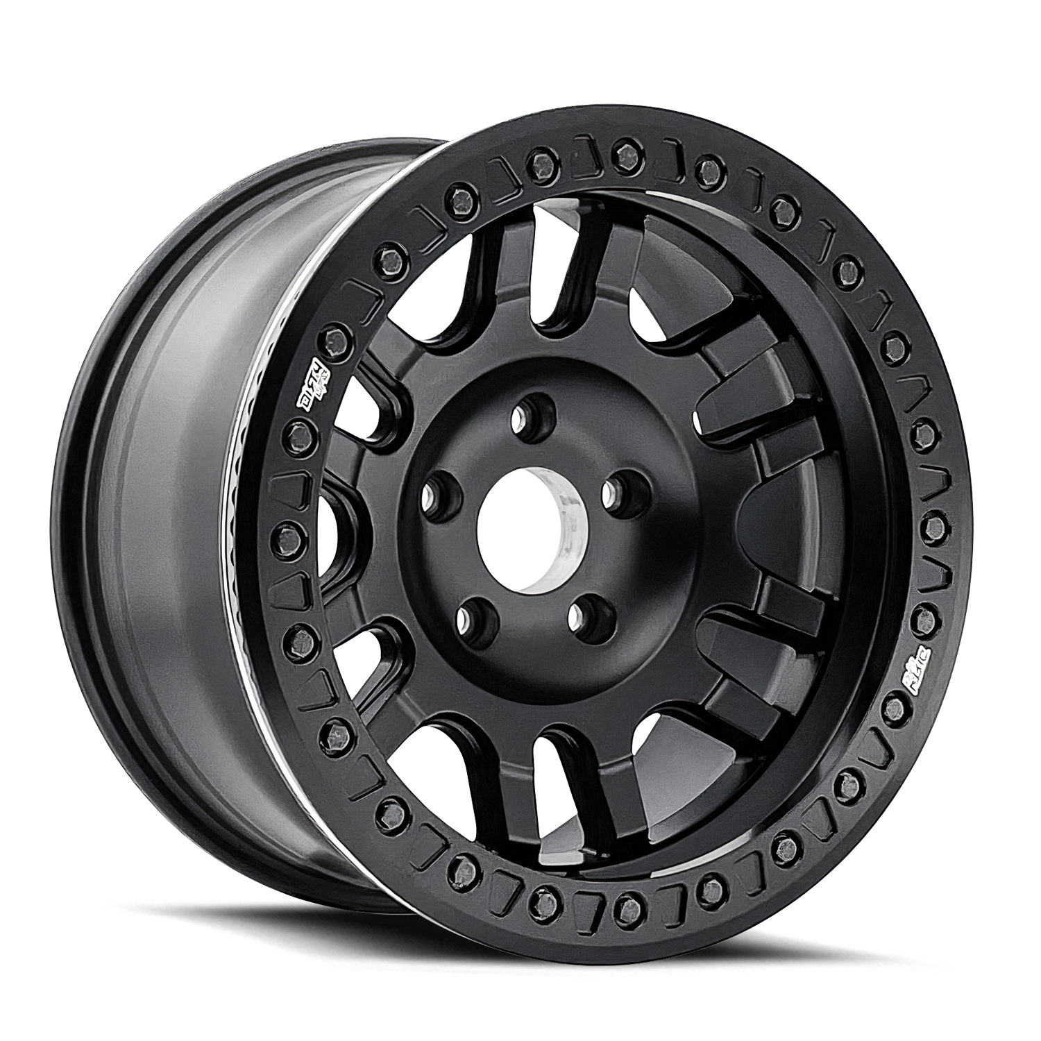 DL CANYON RACE 9314 MATTE BLACK 17X9 5-127 -38MM 71.5MM