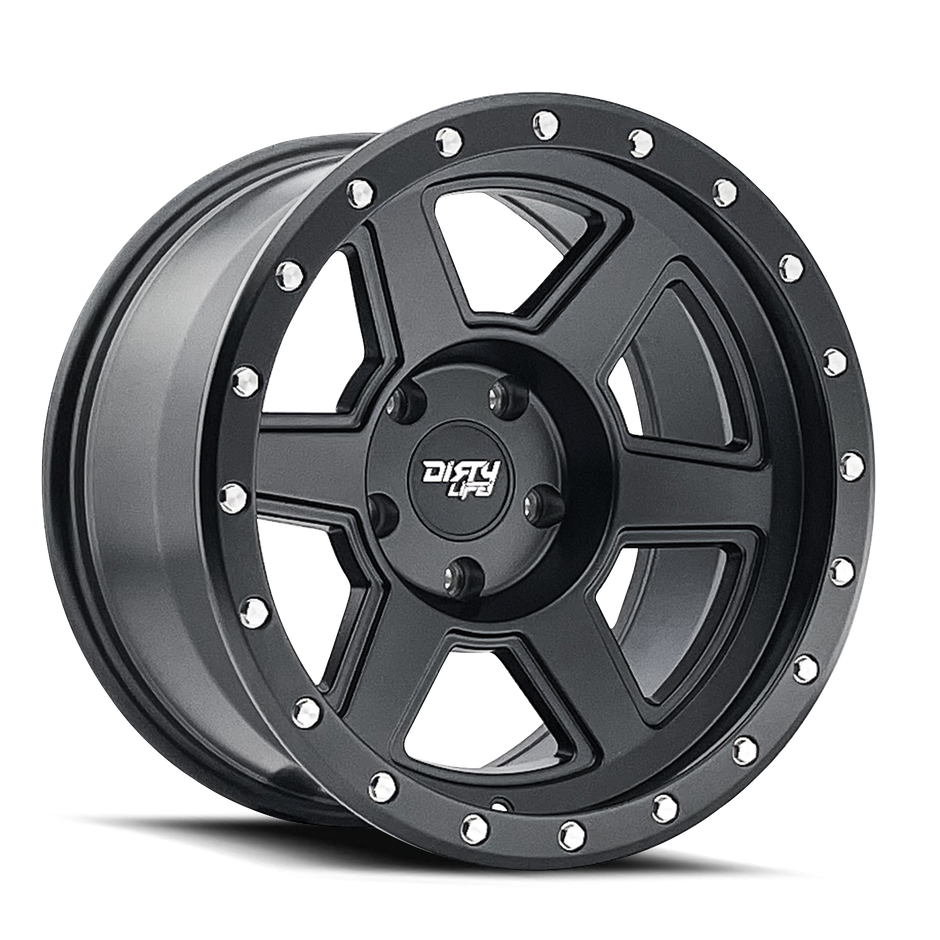 Dirty Life Compound 9315 Matte Black 20x9 5-127 -12mm 78.1mm - 9315-2973MB12