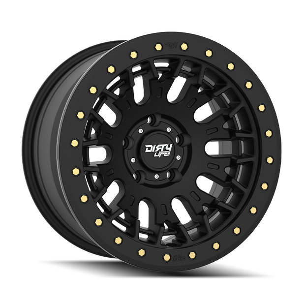 DL DT-3 9317 SATIN BLACK 17X9 5-127 -12MM 78.1MM