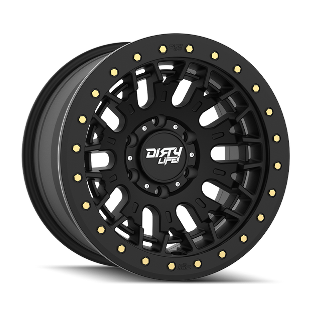 DL DT-3 9317 SATIN BLACK 17X9 6-139.7 -12MM 106MM