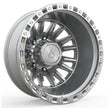 ARENA 22x8.25 DUALLY MISSION REAR 8x200  -202 -3.23 142.24 GLOSS SILVER MACHINED  - A103228292N20219