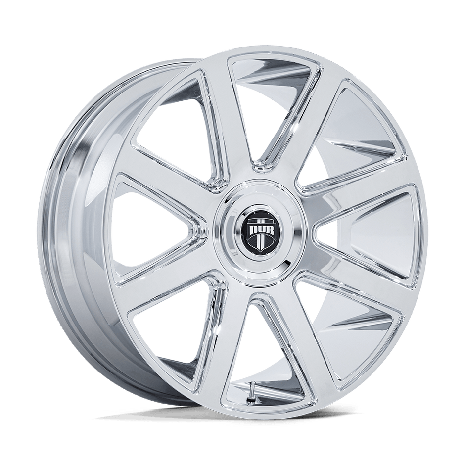 DUB 1PC DC273 Pull 24x10 5x115/5x120 CHROME - DC273PX24102015
