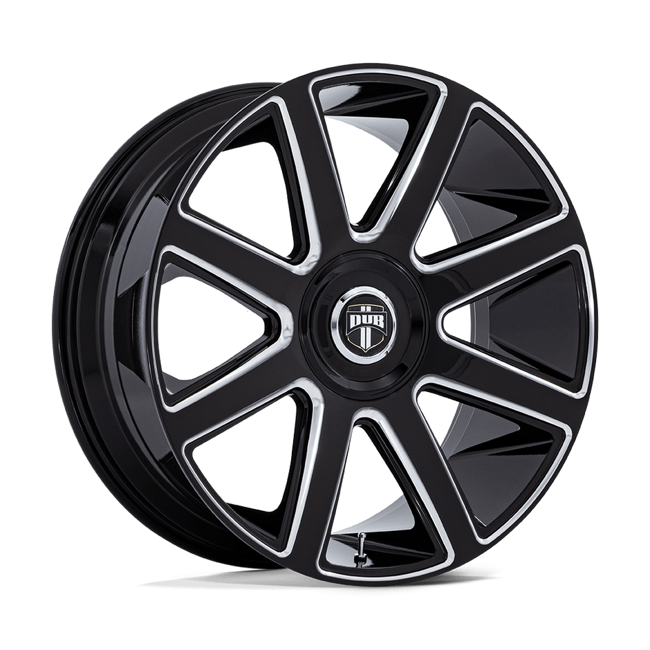DUB 1PC DC273 Pull 24x9 5x115/5x120 G-BLK-MILL - DC273BE24902015