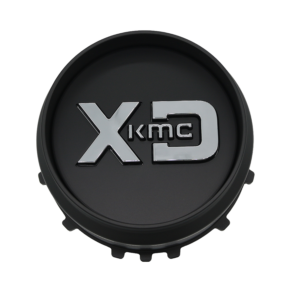XDS FORGED 6X135 ALUM CTR PC S-BLK LOGO2 - F-XDAL140CP1-2-SB