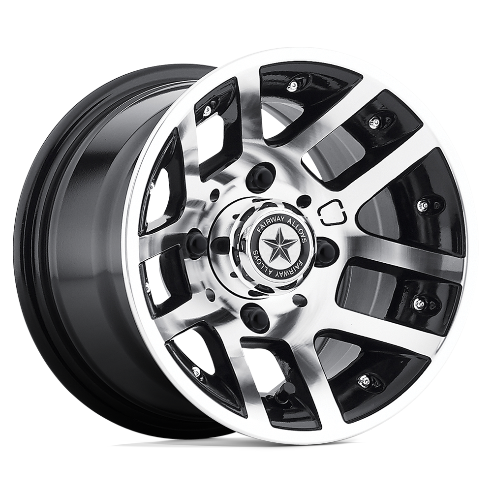 Fairway Alloys FA121 Illusion UTV 10x7 4x101.6 MACH G-BLK - FA-121-M