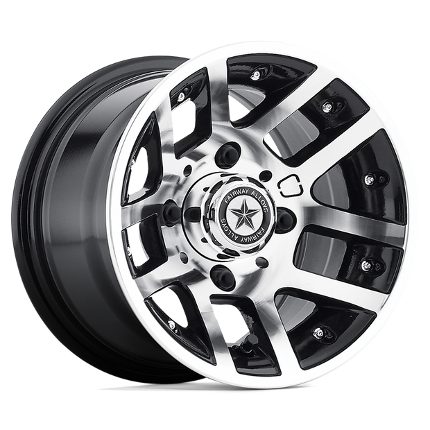Fairway Alloys FA121 Illusion UTV 10x7 4x101.6 MACH G-BLK - FA-121-M