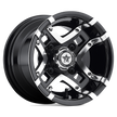 Fairway Alloys FA123 Prestige UTV 10x7 4x101.6 G-BLK MACH - FA-123-M