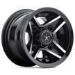 Fairway Alloys FA127 Divot UTV 8x7 4x101.6 G-BLK MACH - FA-127-M