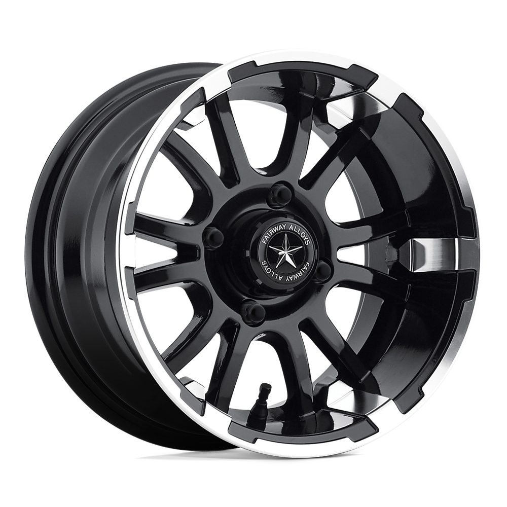 Fairway Alloys FA134 Sixer UTV 14x6.5 4x101.6 MACH M-BLK - FA-134-M