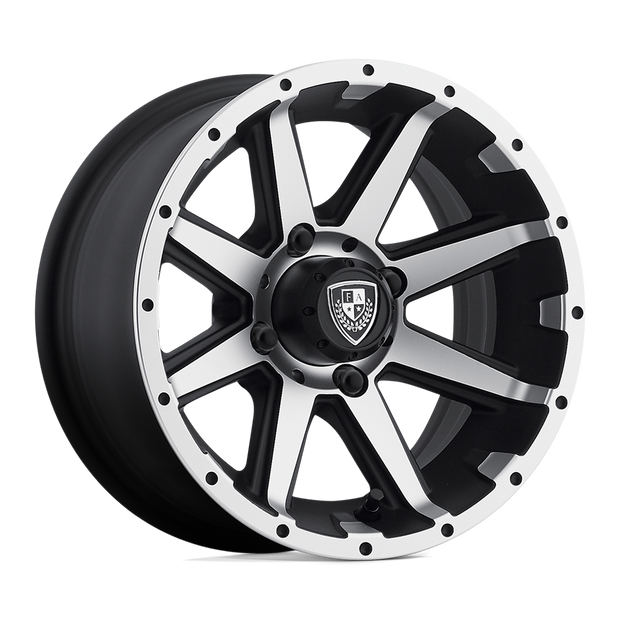 Fairway Alloys FA135 Rebel UTV 12x6 4x101.6 MACH M-BLK - FA-135-M