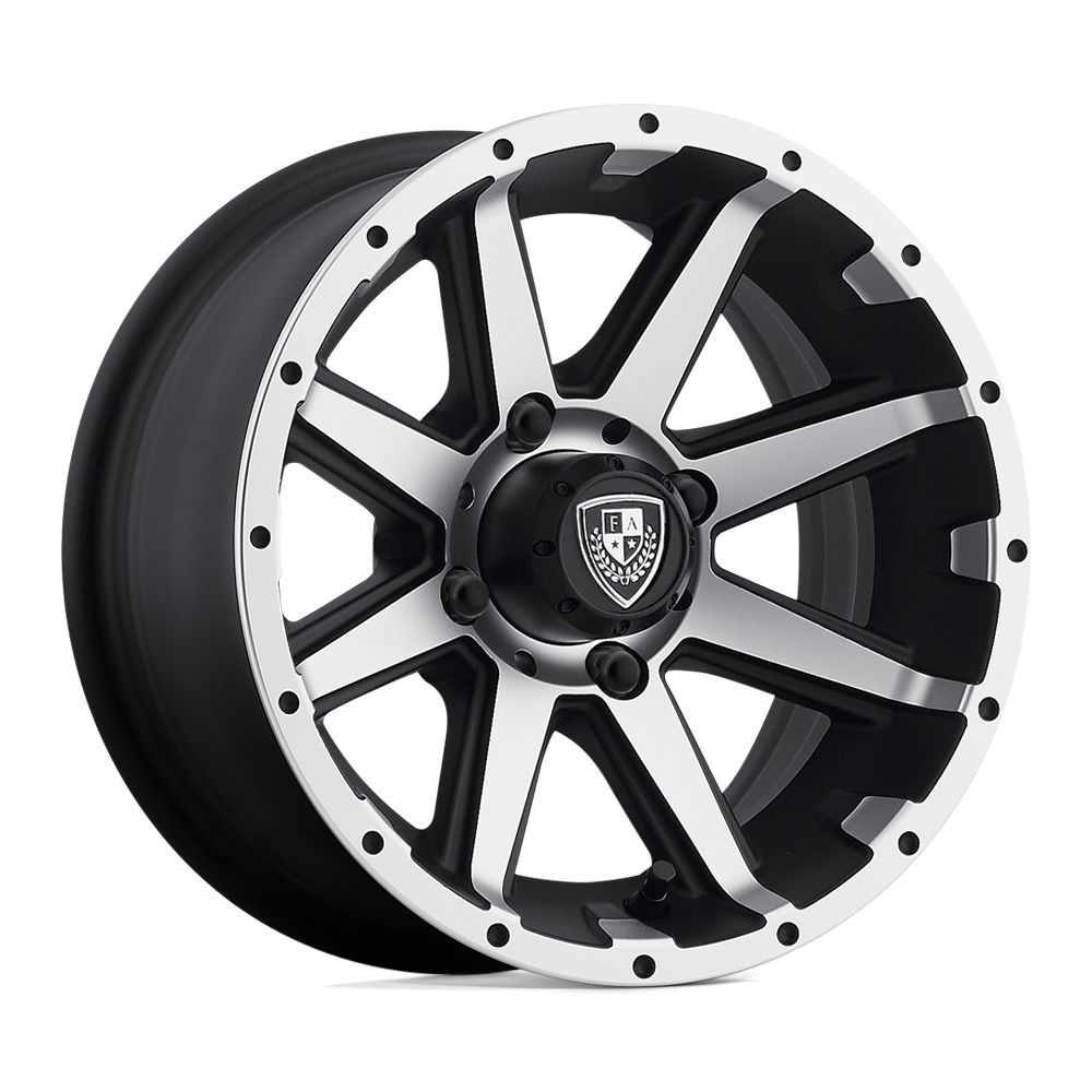 Fairway Alloys FA136 Rebel UTV 14x6.5 4x101.6 MACH M-BLK - FA-136-M