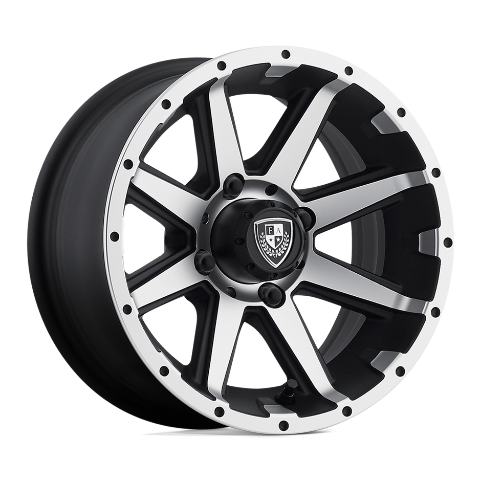 Fairway Alloys FA136 Rebel UTV 14x6.5 4x101.6 MACH M-BLK - FA-136-M