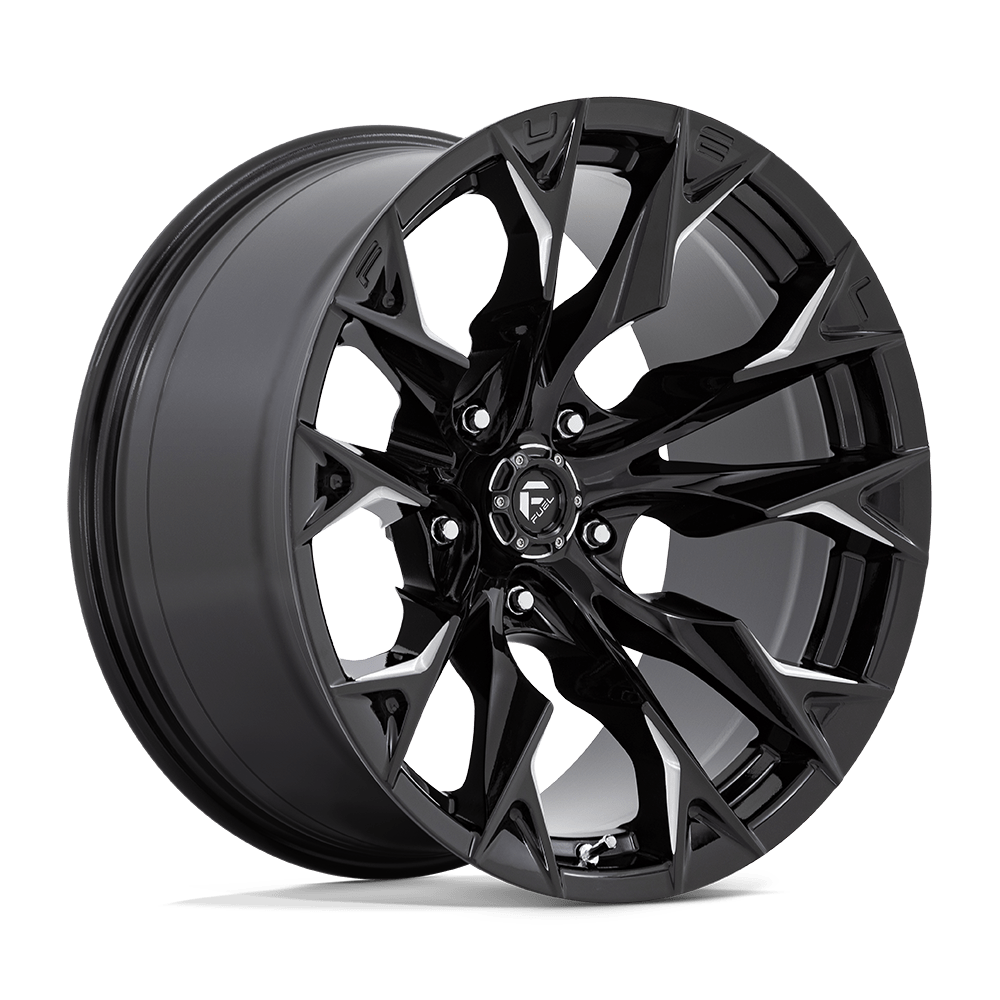 Fuel 1PC D803 Flame 20x10 5x127 G-BLK-MILL - D80320007547