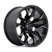 Fuel 1PC D803 Flame 20x10 5x139.7 G-BLK-MILL - D8032000B447