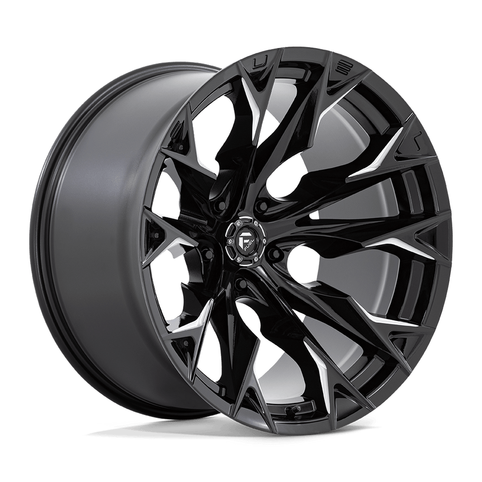 Fuel 1PC D803 Flame 22x12 5x139.7 G-BLK-MILL - D8032220B447