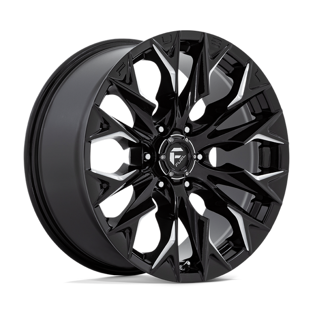 Fuel 1PC D803 Flame 20x9 6x135 G-BLK-MILL - D80320908957