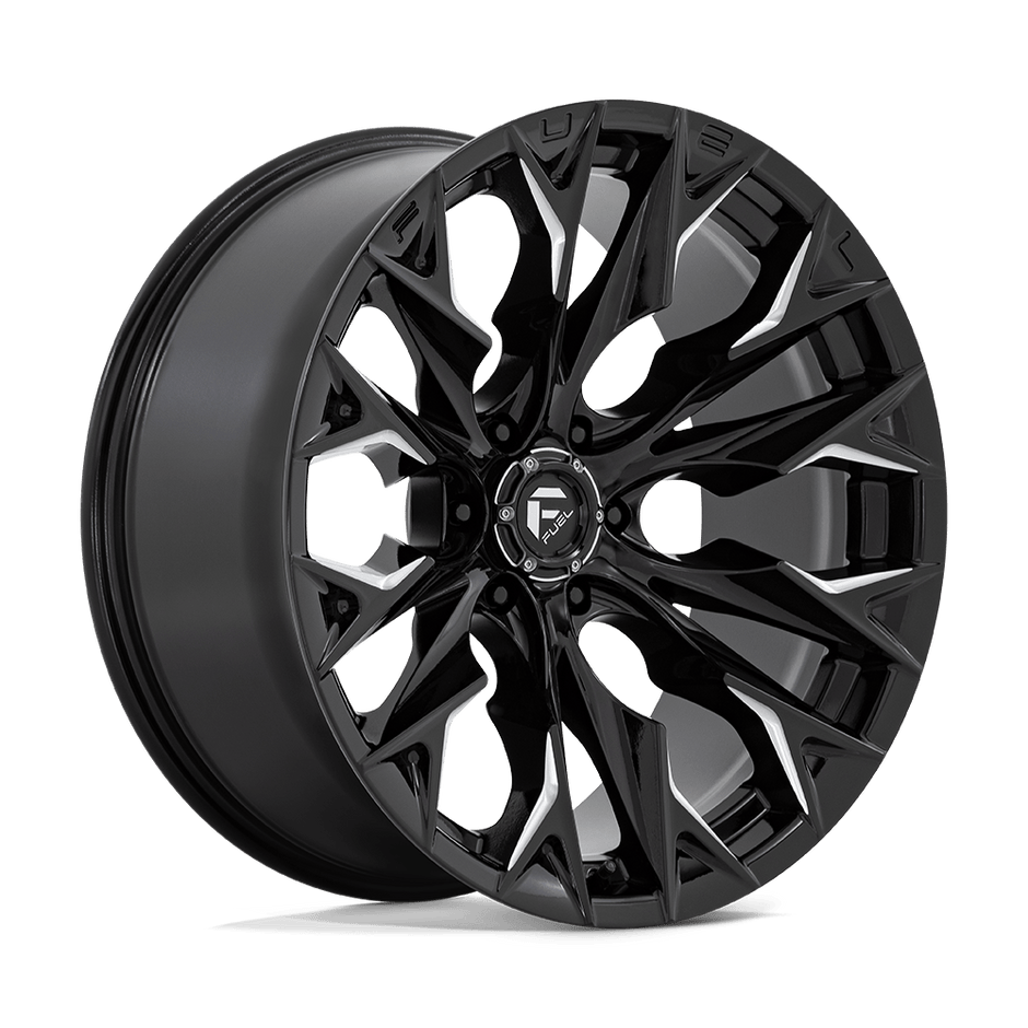 Fuel 1PC D803 Flame 22x10 6x135 G-BLK-MILL - D80322008947