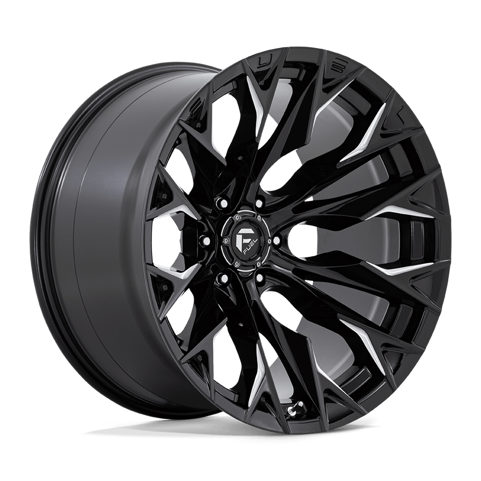 Fuel 1PC D803 Flame 22x12 6x135 G-BLK-MILL - D80322208947