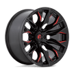 Fuel 1PC D823 Flame 20x10 8x180 G-BLK MILL C-RED - D82320001847