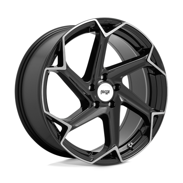 Niche 1PC M255 Flash 20x10.5 5x114.3 GL-BLK-BRSHD - M255200565+40