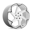 Niche 1PC M257 Flash 20x10.5 5x112 G-WHT-BLK - M2572005F8+27