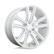 DUB 1PC S257 Flex 22x9.5 6x139.7 GL-SLVR-BRSH - S257229584+25