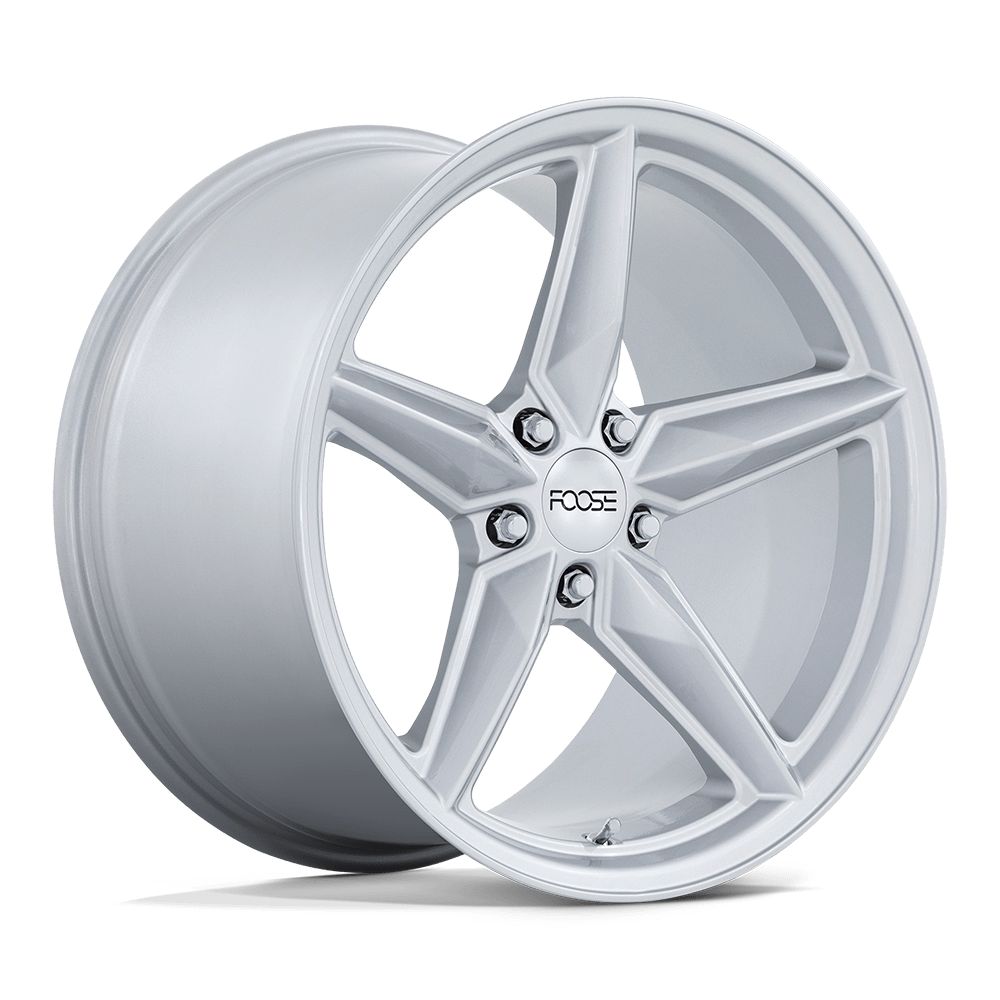Foose 1PC F174 CF8 20x10 5x115 G-SLVR - F174200090+20
