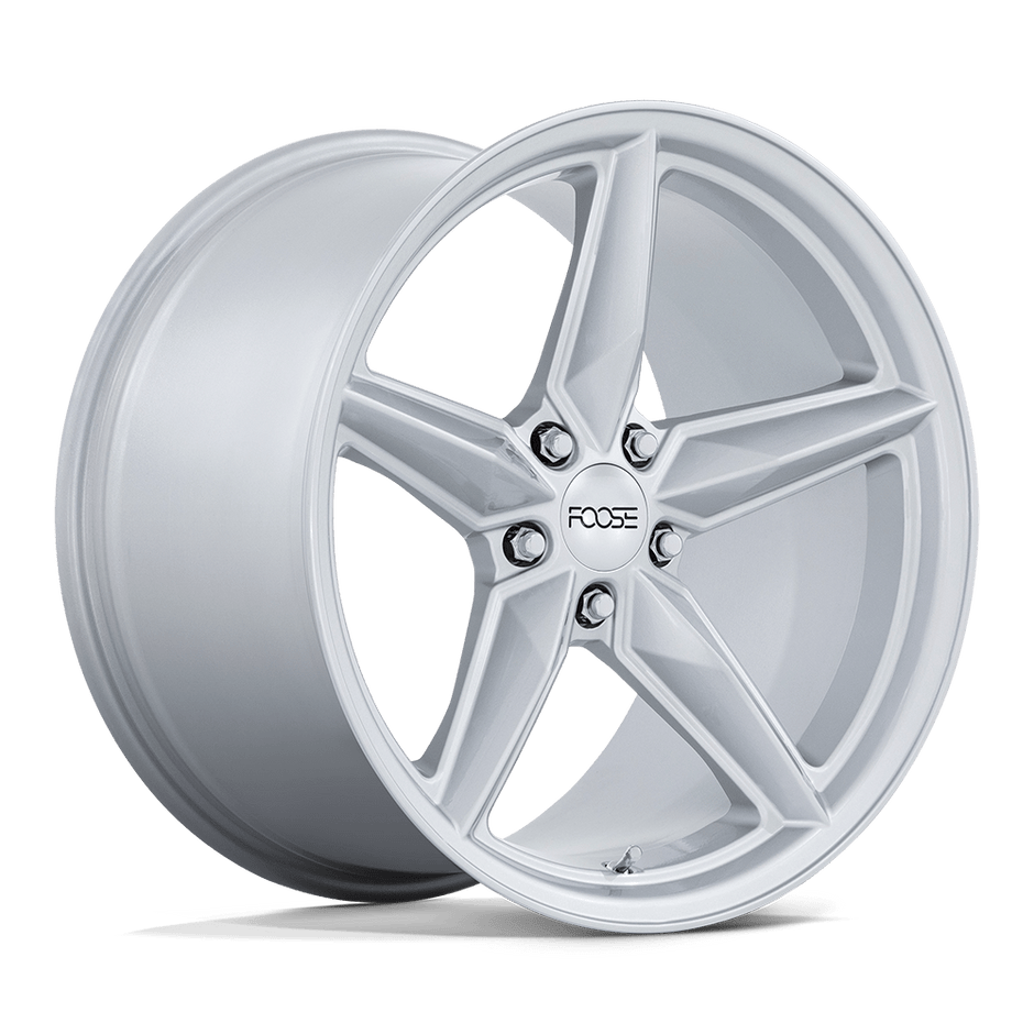 Foose 1PC F174 CF8 20x10 5x115 G-SLVR - F174200090+20