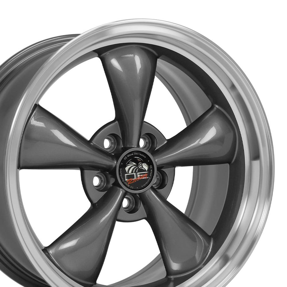 OE Wheels 18" Replica FR01 fits Ford Mustang Bullitt 18x9 Gunmetal - FR01-18090-5450-24AM