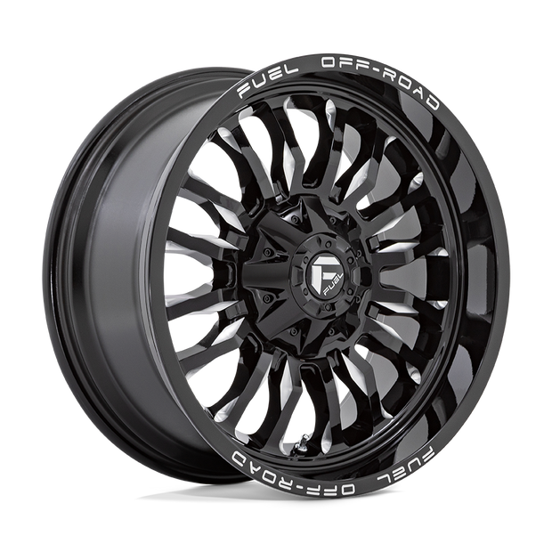 Fuel 1PC D795 Arc 20x10 8x180 G-BLK-MILL - D79520001847