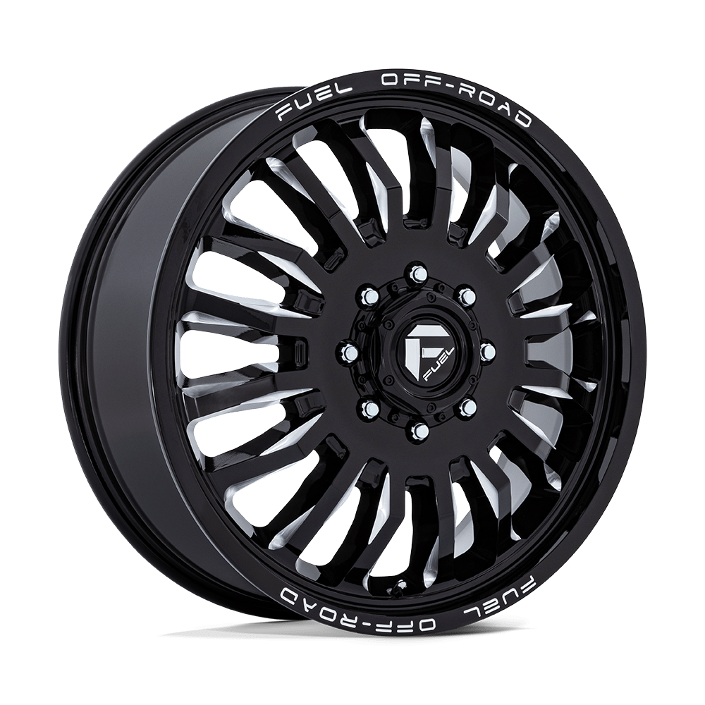 Fuel 1PC D868 Arc Dually 20x8.25 8x165.1 G-BLK-MILL - D86820828D45