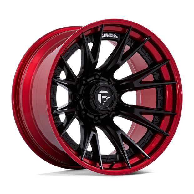 Fuel 1PC FC402 Catalyst 20x10 8x180 M-BLK RD - FC402MQ20108818N