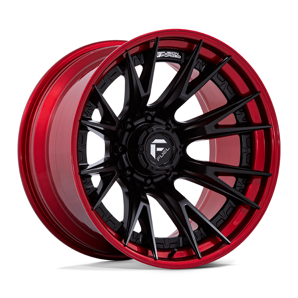 Fuel 1PC FC402 Catalyst 20x10 8x170 M-BLK RD - FC402MQ20108718N