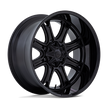Fuel 1PC Darkstar 20x9 5x127/5x139.7 M-BLK G-BLK-LP - FC853MB20908301