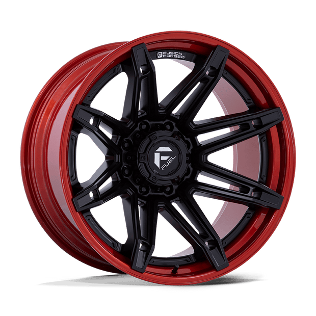 Fuel 1PC FC401 Brawl 20x10 6x139.7 M-BLK RD - FC401MQ20106818N