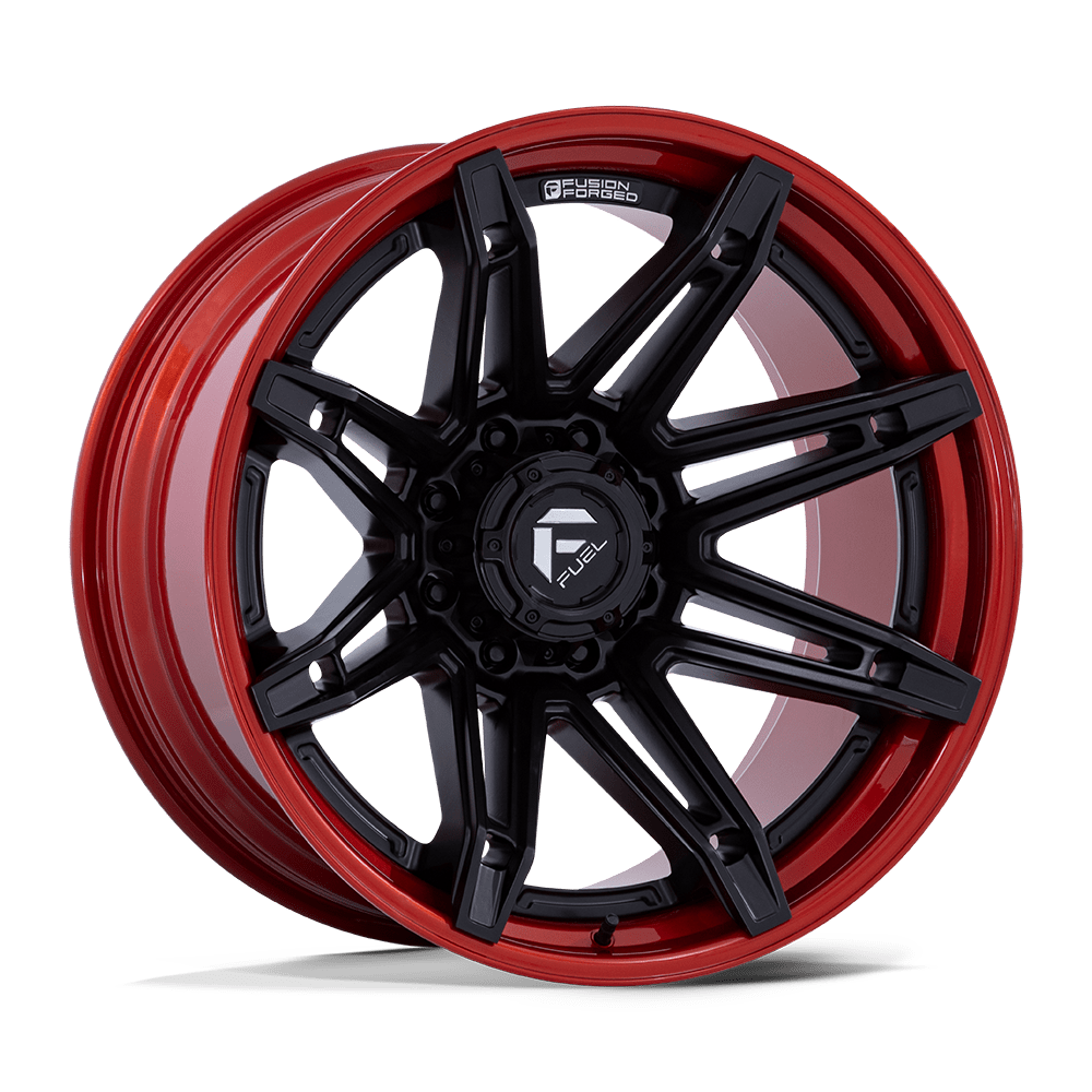 Fuel 1PC FC401 Brawl 24x12 6x135 M-BLK RD - FC401MQ24126344N